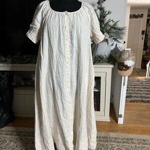 J.Crew Linen Maxi Dress/Duster